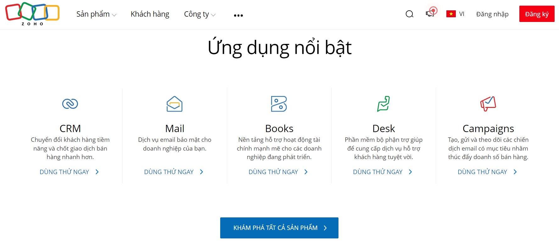 Zoho là công cụ email marketing ấn tượng với các mẫu email đẹp mắt và phân tích thời gian thực